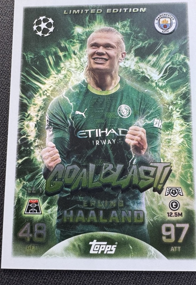 Erling Haaland Goal Blast Limited Edition, Vorderseite