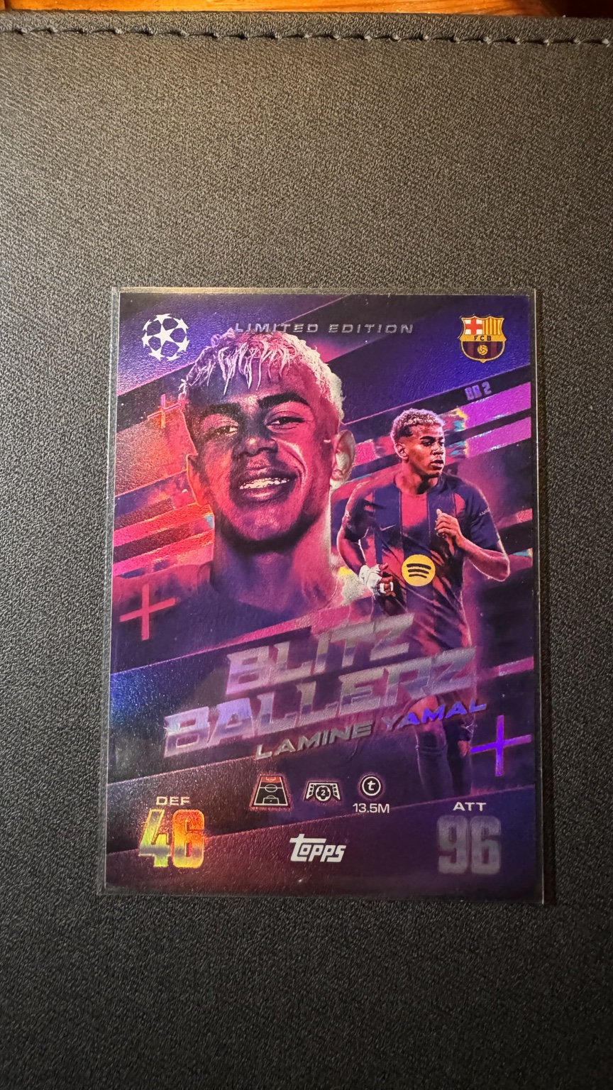 Lamine Yamal Blitz Ballerz Limited Edition, Vorderseite